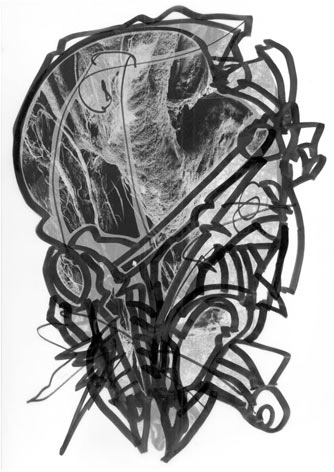 Timo Huber | helmet 1 | 2011 | 70 x 50 cm